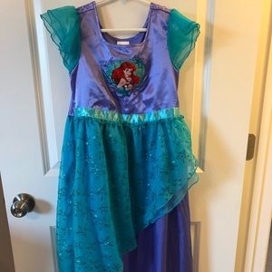 Disney Ariel Gown Size 7/8 💜
